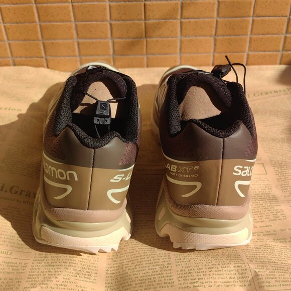 Men’s Brown Athletic Shoes - Salomon XT-6 Recut Wren Kangaroo main image 4